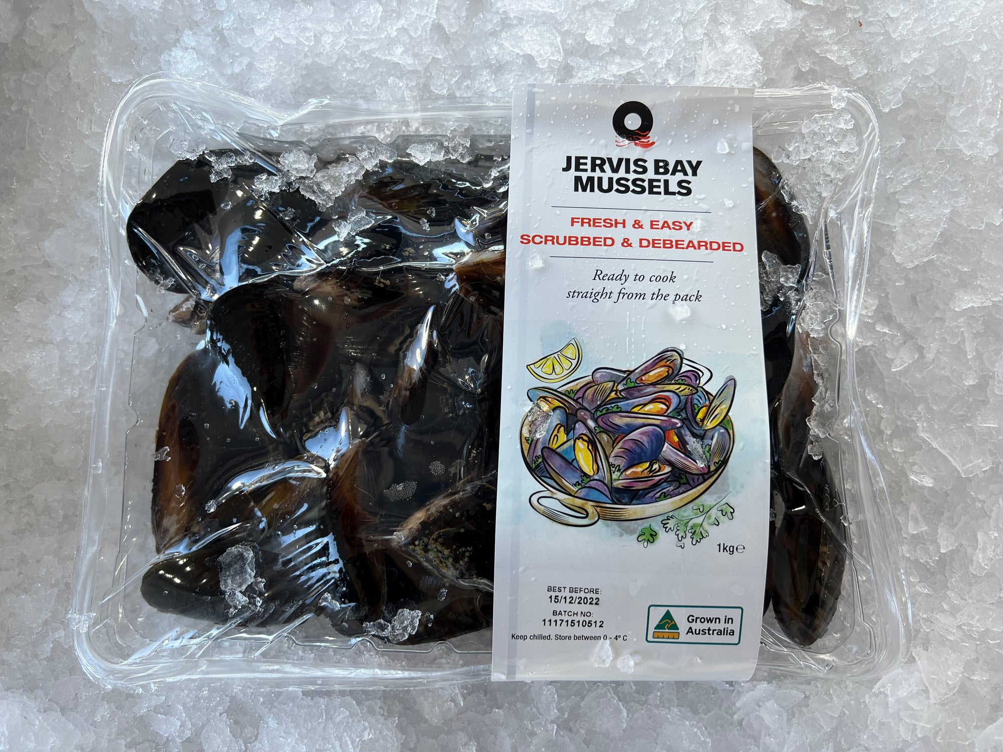 Jervis Bay Black Mussel Packet (1KG)